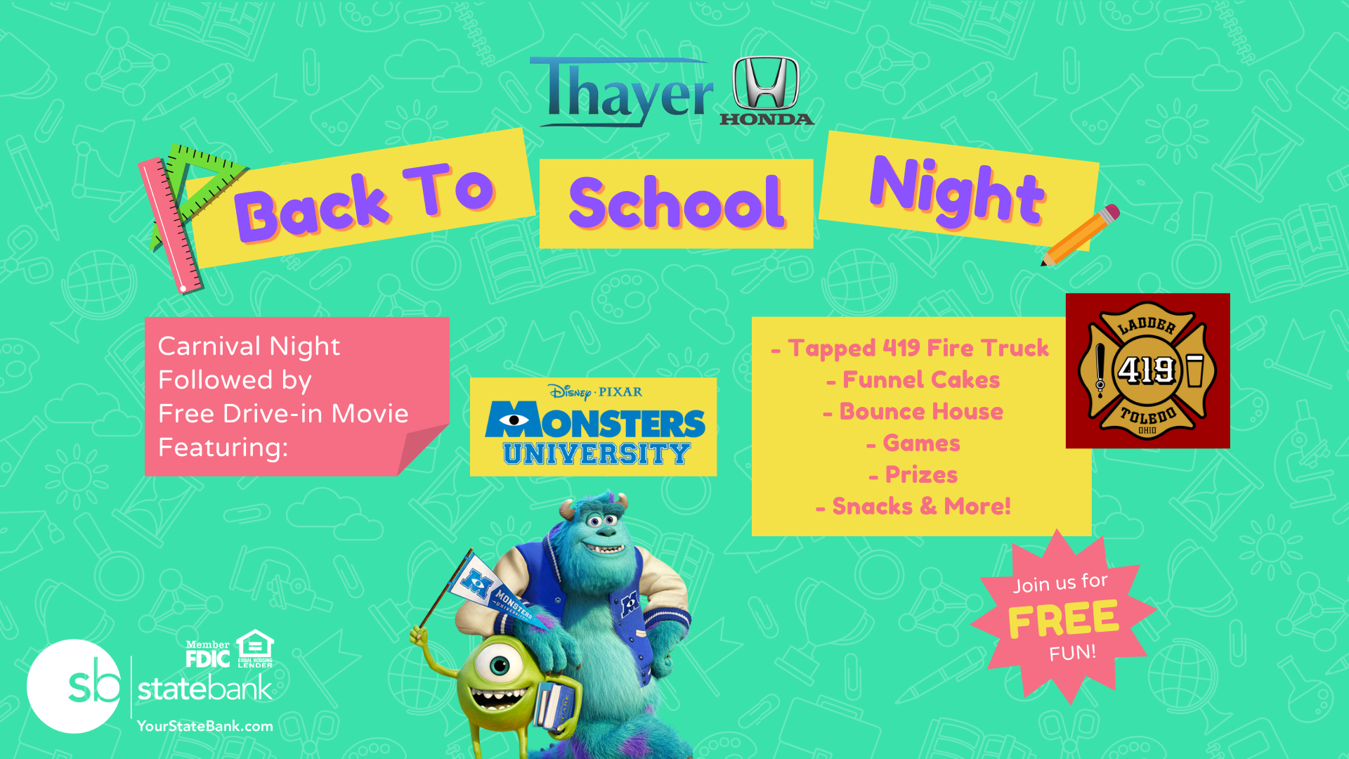 Thayer Honda: Back to School Night
