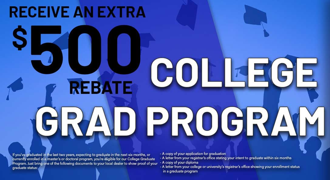 College Grad Program $500 Rebate